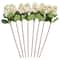34" White Hydrangea Artificial Flower Stem, 8ct.